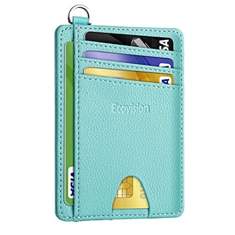 🍓2 for $13 NWOT Slim card wallet - Ocean Blue